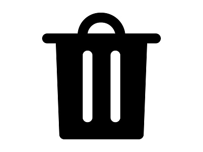 Trash Can Icon branding concept design graphic design icon illustration logo trash can ui ux vector