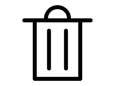 Trash Can Icon branding can concept design graphic design icon illustration logo trash ui ux vector