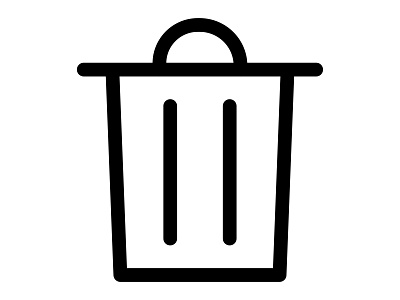 Trash Can Icon branding can concept design graphic design icon illustration logo trash ui ux vector