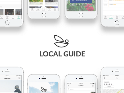 Local Guide UI Process app case design guide ios local mobile process study travel ui ux