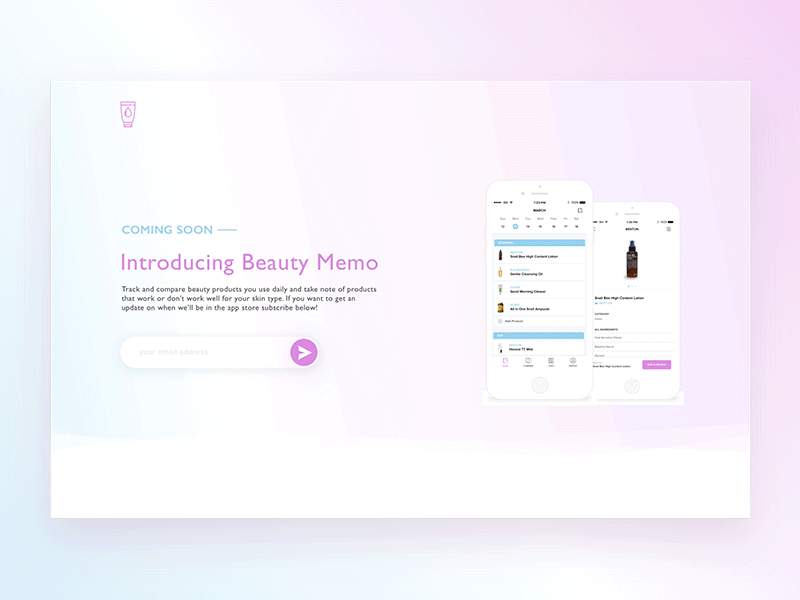 App Landing Page