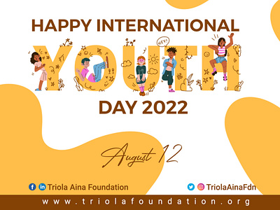 International Youth Day branding design graphic design illustration logo