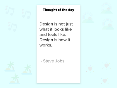 Thought of the day creativity design experience thought of the day