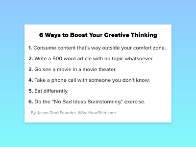 6 Ways to Boost Your Creative Thinking creative thinking experience ux