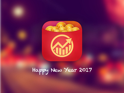 Happy new year design emoji festival icon illustration interface outline ui user ux web