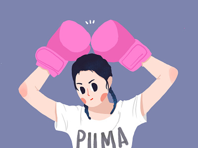 Boxing girl