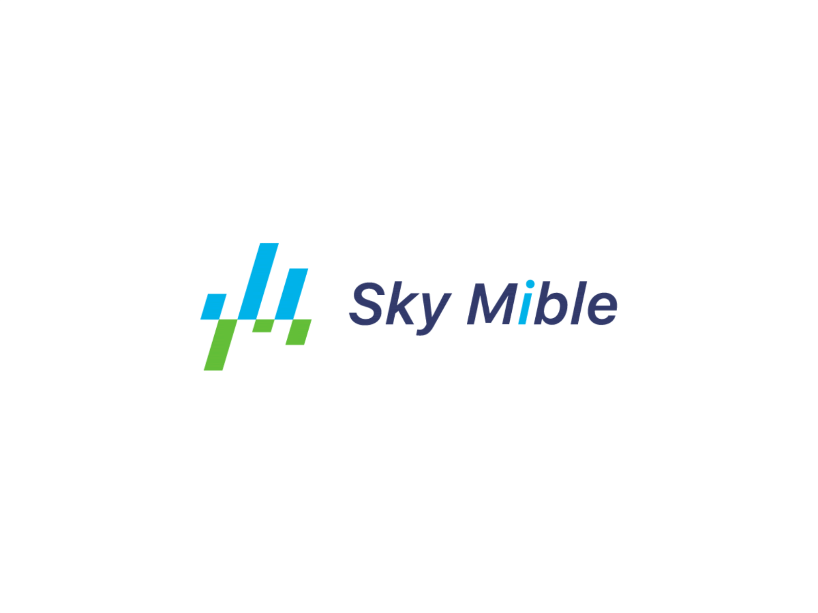 Sky Mible Logo abstract animate design illustration logo