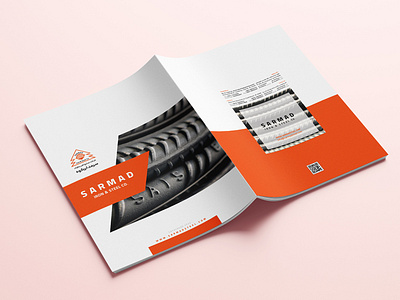 Sarmad Iron & Steel Co. catalogue - Cover design 2021 branding catalog catalogue design graphic design