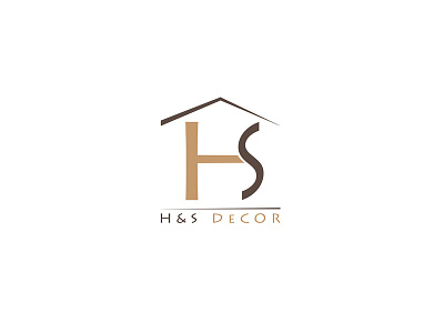 H &S Decor Logo branding design icon illustration logo logo design logotype typography vector
