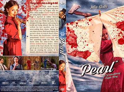 Pearl (2022) DVD Custom Cover design dvd dvdcover dvdcustomcover illustration photoshop