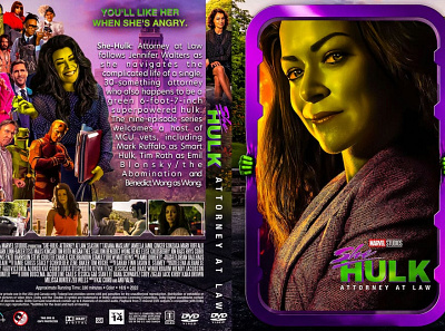 She-Hulk: Attorney at Law Season 1 DVD Custom Cover design dvd dvdcover dvdcustomcover photoshop shehulk