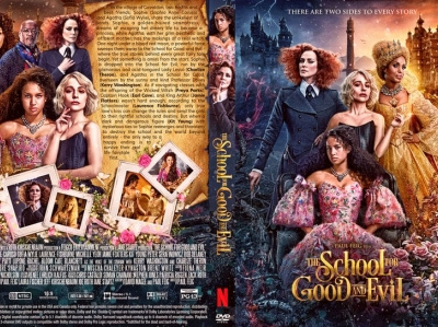 The School for Good and Evil (2022) DVD Custom Cover design dvd dvdcover dvdcustomcover photoshop