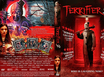 Terrifier 2 (2022) DVD Custom Cover design dvd dvdcover photoshop terrifier2