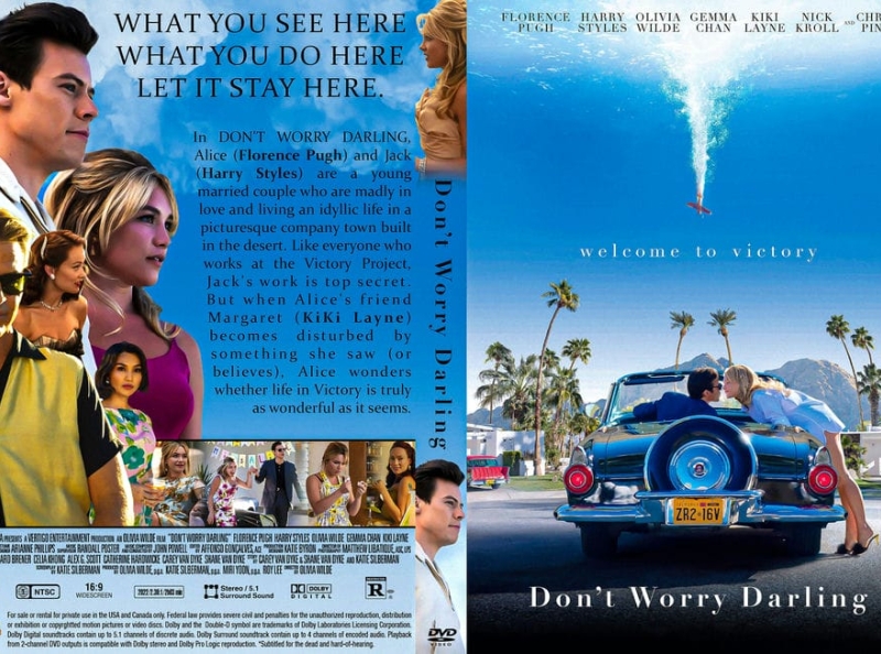 Don't Worry Darling (2022) DVD Custom Cover by Micover on Dribbble
