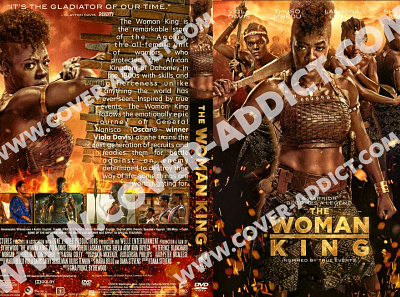 The Woman King (2022) DVD Cover design dvd dvdcover dvdcustomcover photoshop