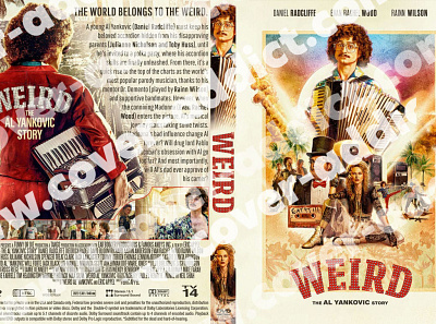 Weird: The Al Yankovic Story (2022) DVD Cover design dvd dvdcover dvdcustomcover photoshop