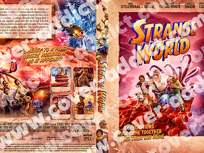 Strange World (2022) DVD Cover