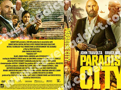 Paradise City (2022) DVD Cover brucewillis design dvd dvdcover dvdcustomcover photoshop