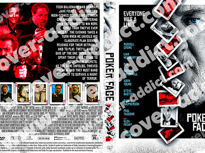 Poker Face (2022) DVD Cover design dvd dvdcover dvdcustomcover photoshop