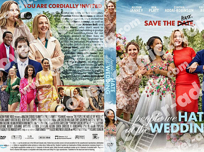 The People We Hate at the Wedding (2022) DVD Cover design dvd dvdcover dvdcustomcover movieposter photoshop