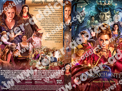 Disenchanted (2022) DVD Cover design dvd dvdcover dvdcustomcover movieposter photoshop