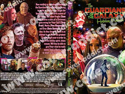 The Guardians of the Galaxy Holiday Special (2022) DVD Cover design dvd dvdcover dvdcustomcover movieposter photoshop