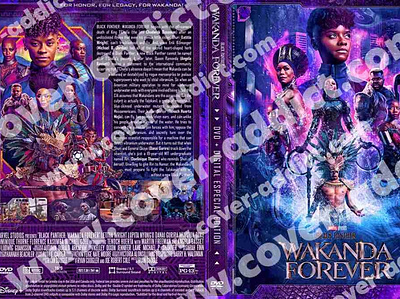 Black Panther: Wakanda Forever (2022) DVD Cover design dvd dvdcover dvdcustomcover movieposter photoshop