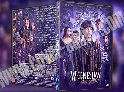 Wednesday Season 1 DVD Cover design dvd dvdcover dvdcustomcover movieposter photoshop