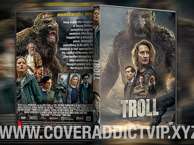 Troll (2022) DVD Cover design dvd dvdcover dvdcustomcover movieposter photoshop