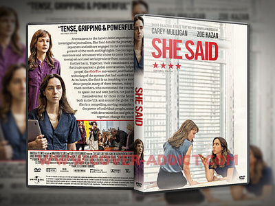 She Said (2022) DVD Cover