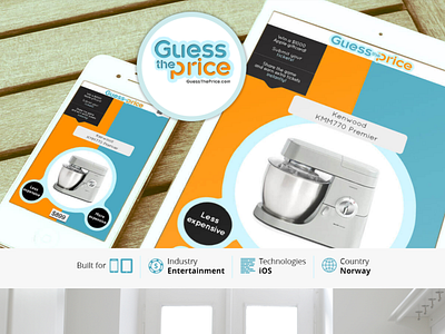 Guess The Price app business design enterprise technology