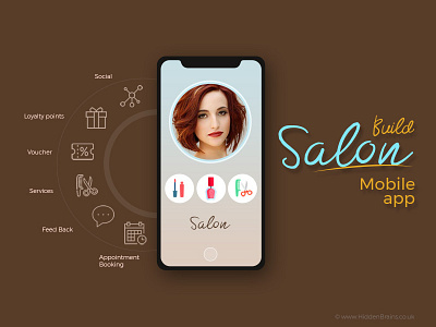 Cost to Build Salon App with Appointment Booking Feature app design graphics mobile salon ui ux