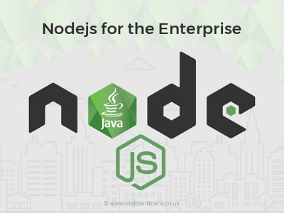 Nodejs For The Enterprise branding business design development enterprise js logo node.js solutions technology ui ux web web design website