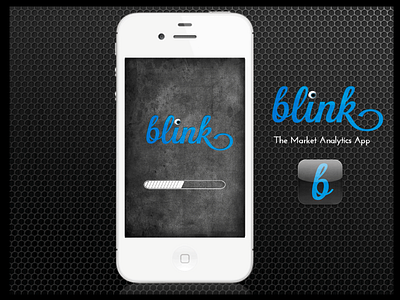 blink web splash page app logo web