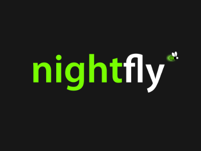 nightfly logo original logo startup