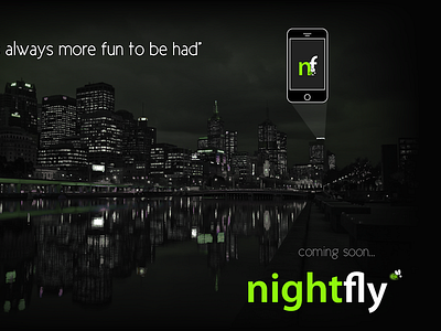 nightfly web splash page splash page web