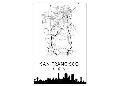 San Francisco City Poster