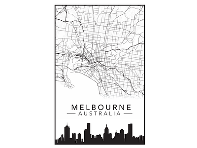 Melbourne City Poster