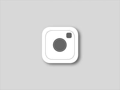 Instagram Logo Redesign app icon flat icon instagram minimal mobile redesign showcase simple