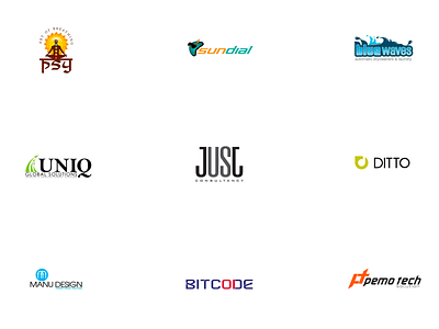 Logo's branding illustration logo typography vector
