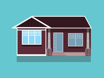 House building flat flat design house