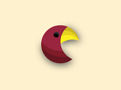 Birdy bird logo shapes simple