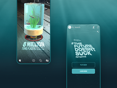 Bacardi Snapchat AR — The Future Doesn't Suck ar bacardi design interface lensstudio mobile mobile design planet snapchat