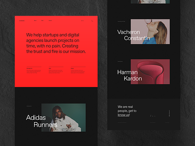 Vuurberg — Studio Portfolio design interface portfolio studio ui volcano web webdesign website
