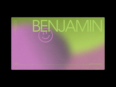 Benjamin Dryden — Portfolio 90s ben benjamin branding creative design developer dryden gradient graphic design interface portfolio rave