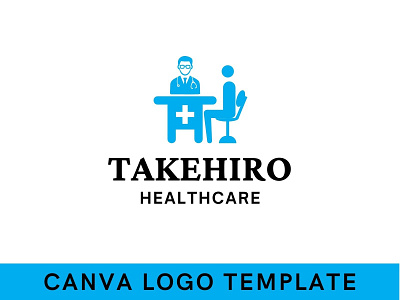 Premade Medical Specialist Canva Logo Template