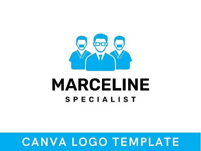 Premade Medical Specialist Avatar Logo Template