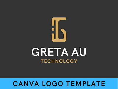 Premade Modern G Letter Logo Template brand brand identity branding canva design g letter logo logo logo design logomark modern logo template