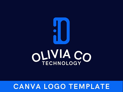 Premade Minimalist O Letter Canva Logo