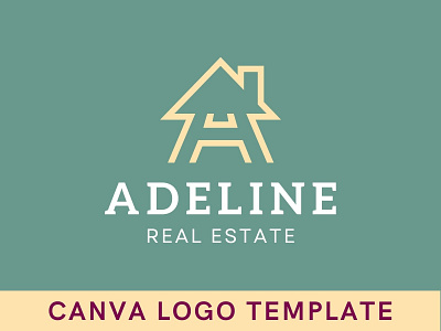 Premade Minimalist Real Estate A Letter Logo Template